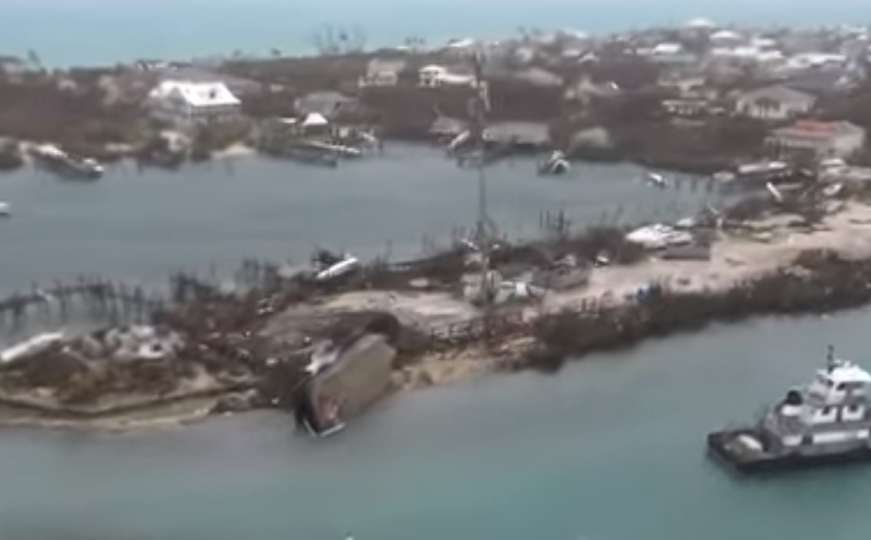 Snimak iz zraka pokazuje pravu razornu moć uragana Dorian: Bahami potpuno uništeni