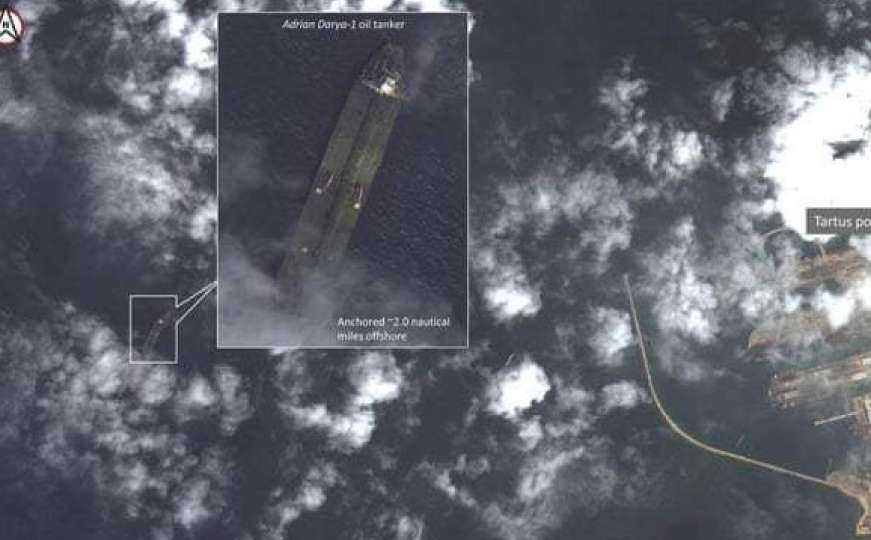 Satelit 'uhvatio' iranski tanker Adrian Darya 1 ispred sirijske luke Tartus