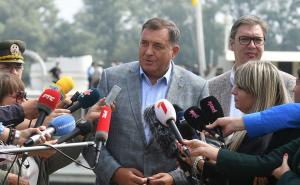 Dodik na vježbi Vojske Srbije: "Mi Srbi imamo dobro organizovanu i jaku vojsku"