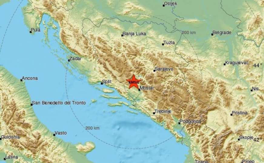 Jeste li osjetili podrhtavanje? Ljudi diljem Hercegovine i Dalmacije javljaju o potresu