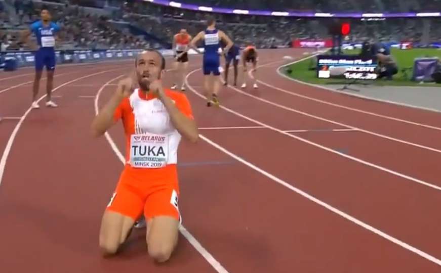 Bravo: Amel Tuka pobjednik utrke na 800 metara u Minsku