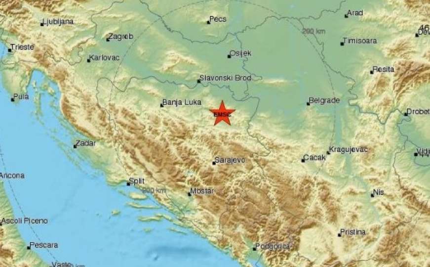 Jeste li osjetili podrhtavanje? Građani javljaju o novom zemljotresu u BiH