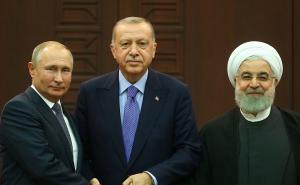 Rouhani na sastanku s Putinom i Erdoganom: "SAD podržava teroriste u Siriji"