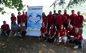 Sparkasse volonteri i Ronilački klub Bosna u akciji čišćenja rijeke Željeznice