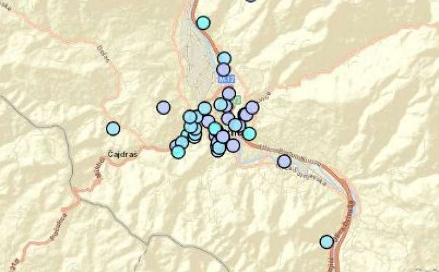 Ponovo zemljotres: Treslo se tlo kod Zenice