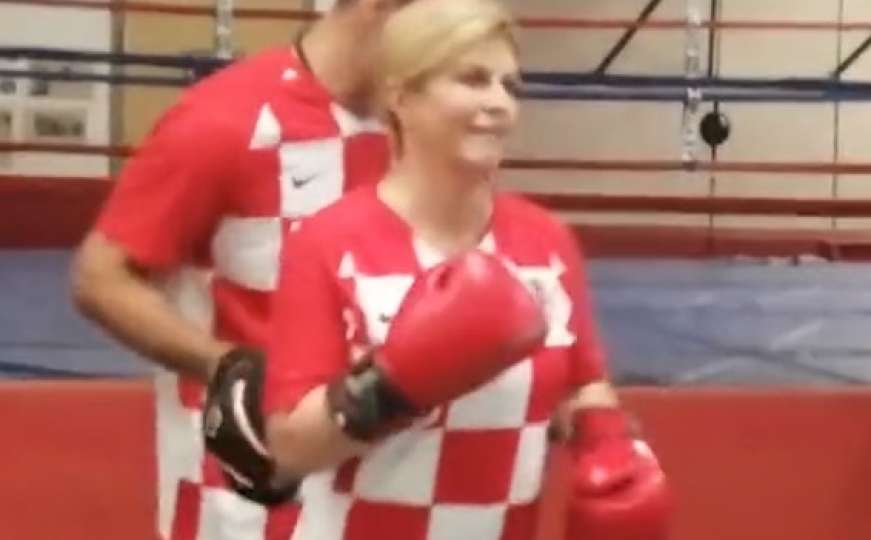 Kolinda s bokserskim rukavicama: Pogledajte hrvatsku predsjednicu na treningu  