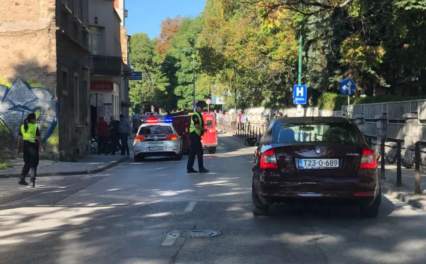 Povrijeđen motociklista kod Opće bolnice u Sarajevu