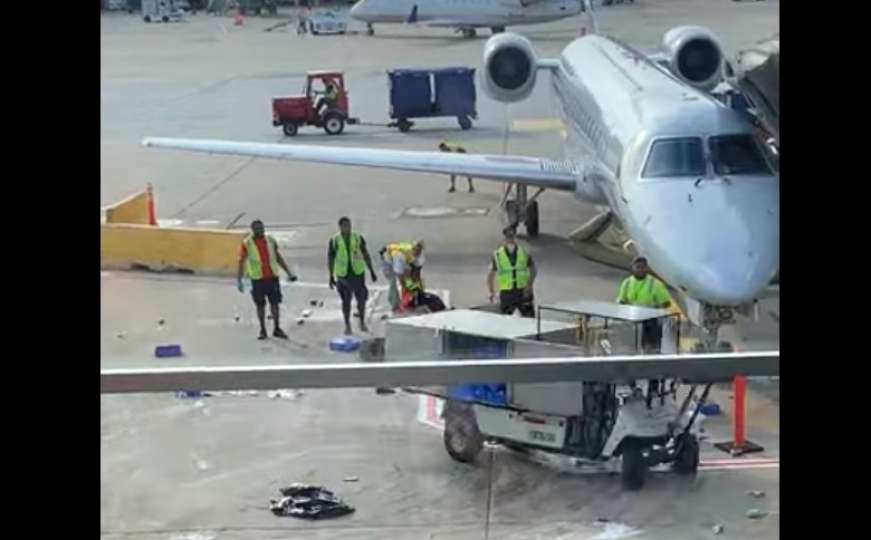 Haos na aerodromu: "Prolupao" električni auto koji je vozio hranu za Embraer 145
