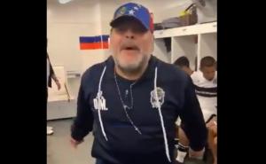 Ludnica u svlačionici: Maradona proslavio prvu pobjedu na klupi novog kluba