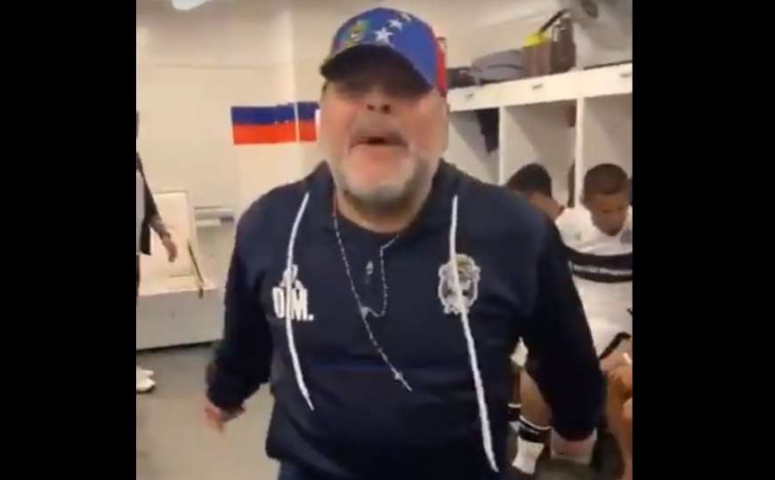 Ludnica u svlačionici: Maradona proslavio prvu pobjedu na klupi novog kluba
