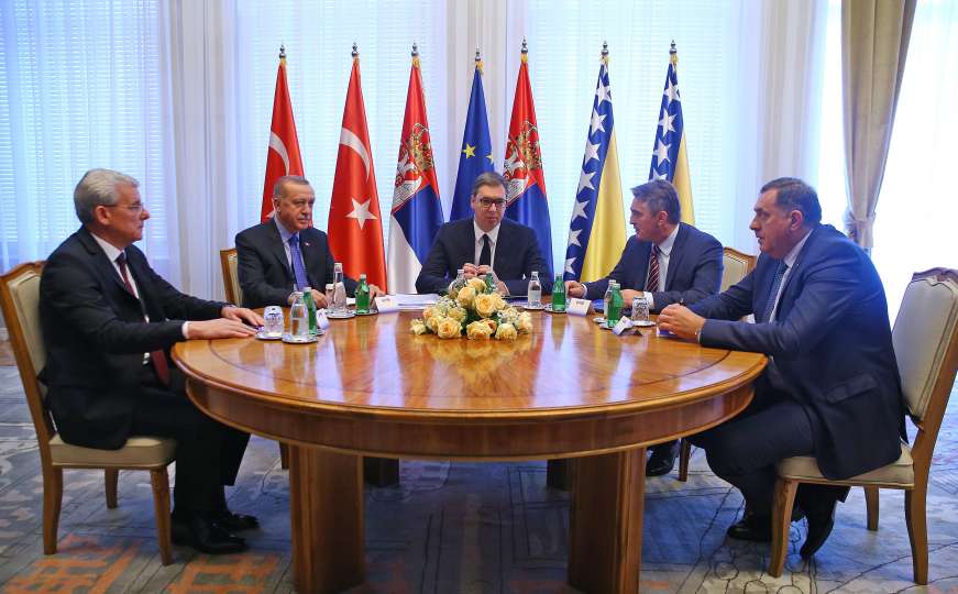 Beograd: Šta su nakon sastanka rekli Komšić, Dodik, Erdogan, Vučić i Džaferović