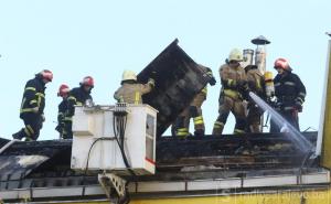 Snimak s mjesta požara: Pogledajte situaciju ispred Klasa nakon što je izgorio krov