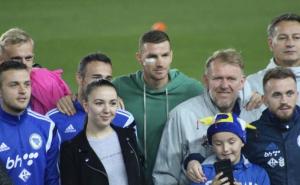 Povreda ga nije spriječila: Edin Džeko podržao Zmajeve u Zenici