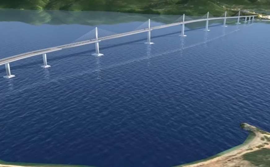 Objavljena 3D simulacija Pelješkog mosta i pristupnih cesta