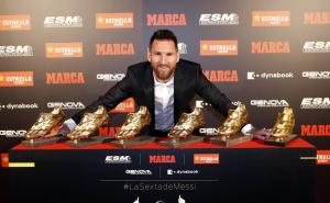 Uvjerljivo najbolji: Messi šesti put u karijeri osvojio Zlatnu kopačku