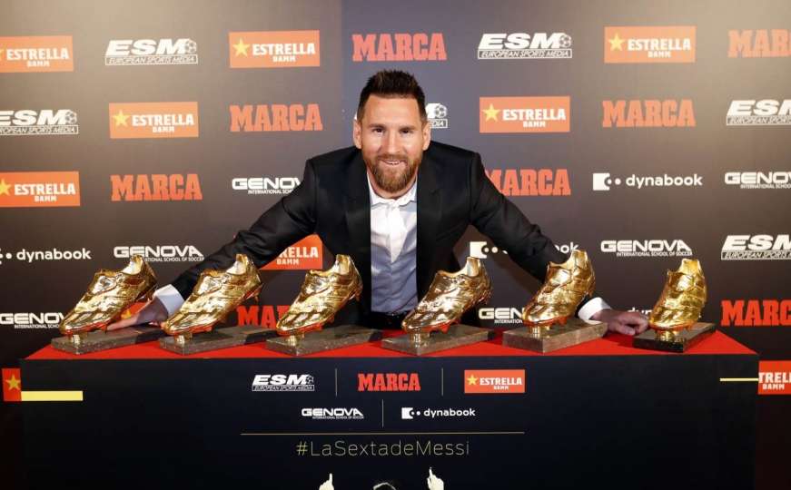 Uvjerljivo najbolji: Messi šesti put u karijeri osvojio Zlatnu kopačku