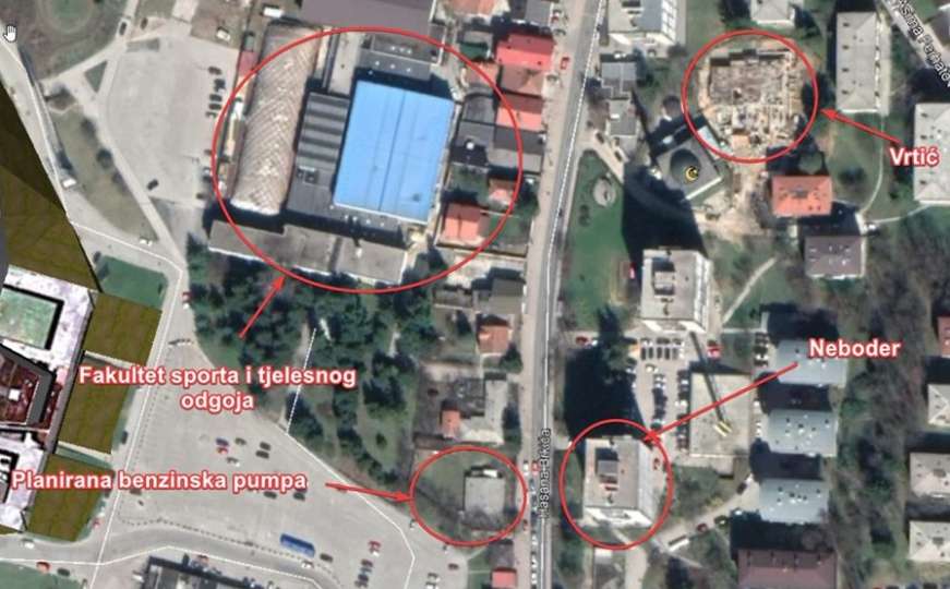 Planira se gradnja benzinske pumpe kod stadiona Koševo: Reakcije podijeljene