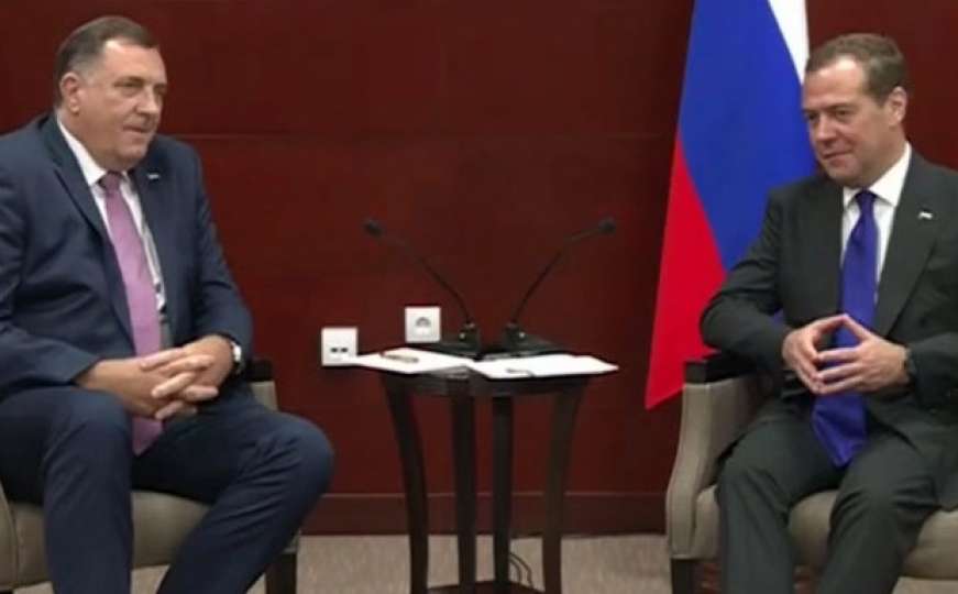 Dodik se sastao s premijerom Rusije u Beogradu: Prijatelji s BiH, a još veći s RS