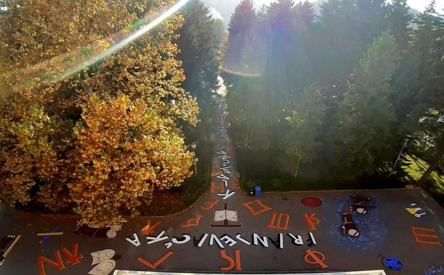 Učenici Franjevačke klasične gimnazije u Visokom naslikali najveći mural u BiH
