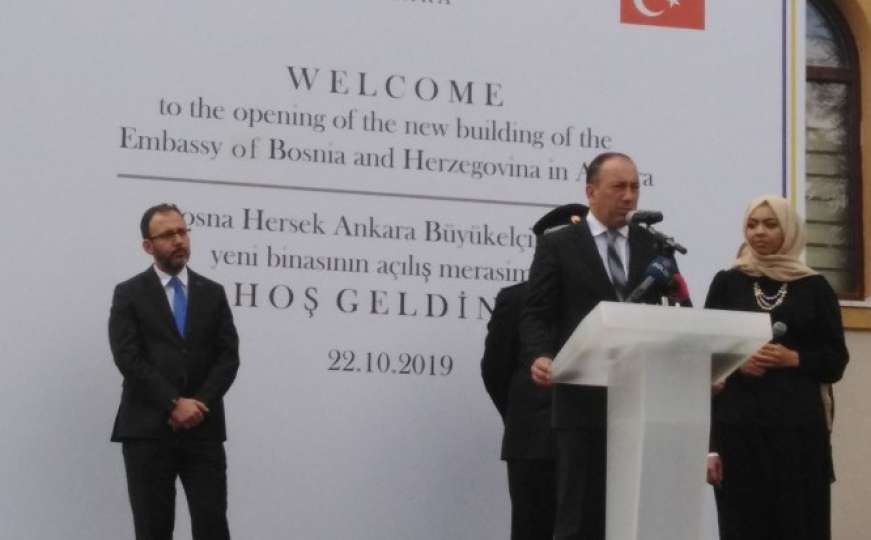 Ministar Igor Crnadak otvorio novu zgradu Ambasade BiH u Ankari