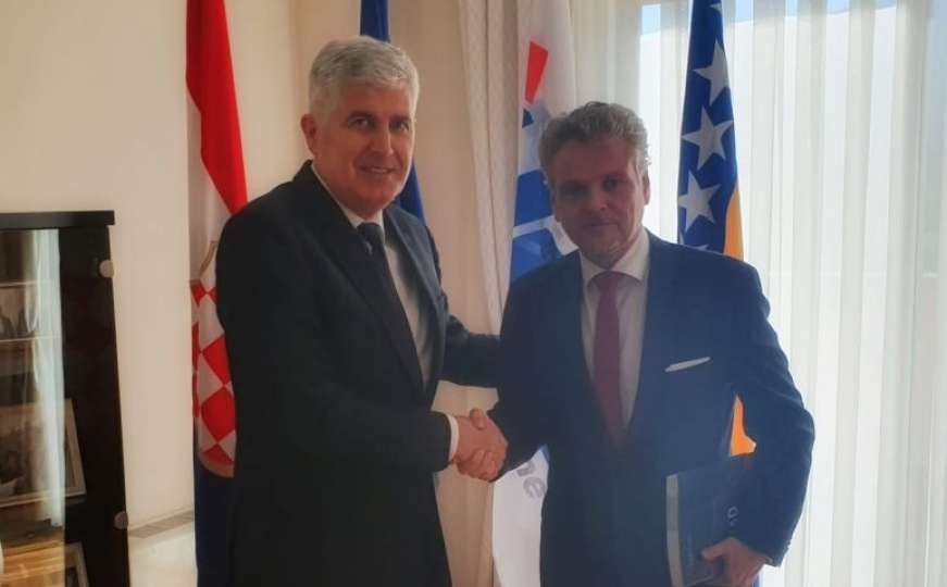 Dragan Čović se sastao s predstavnikom EU u BiH Johannom Sattlerom