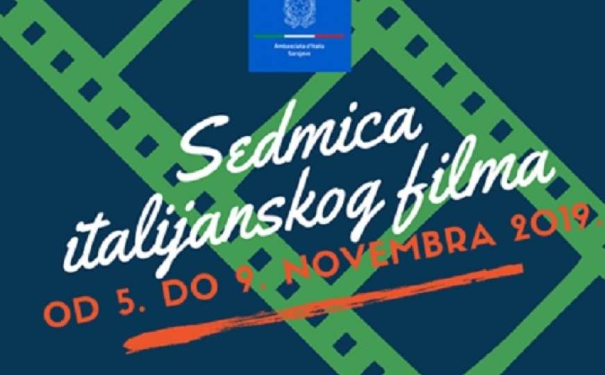 Sedmica italijanskog filma u Bosni i Hercegovini od 5. do 9. novembra 
