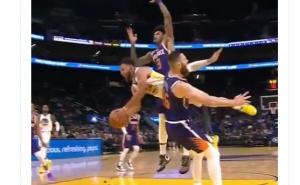 Šok na NBA terenu: Težak lom ruke Stepha Curryja