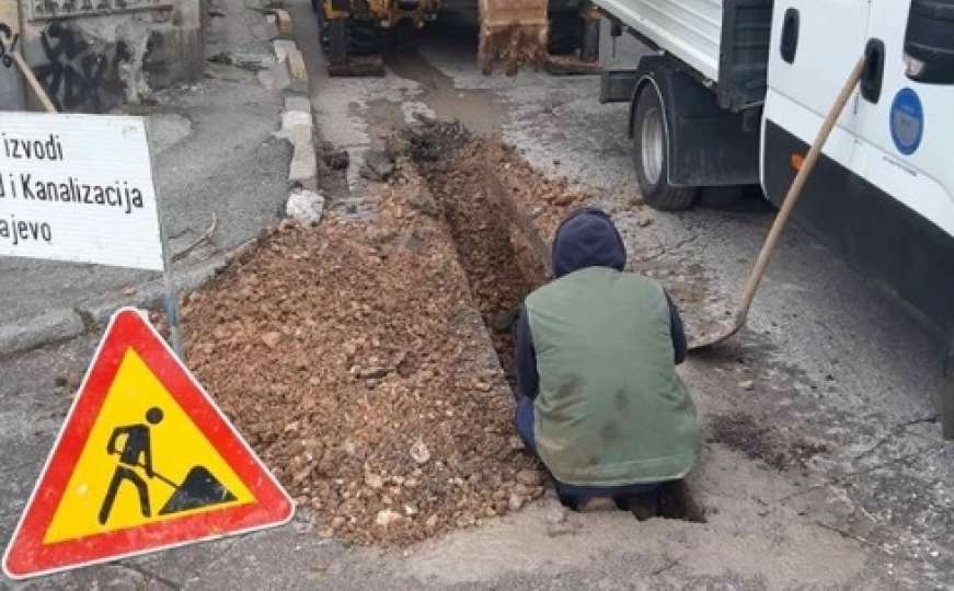Vodovod popravlja kvarove: 31 sarajevska ulica bez vode