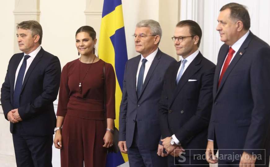 Švedska princeza i princ se susreli sa članovima Predsjedništva BiH