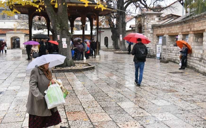 U BiH danas oblačno i kiša, objavljena prognoza do srijede