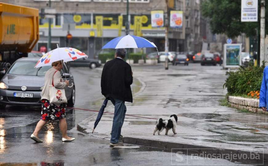 I jutros u Sarajevu i Mostaru ista temperatura - večeras opet kiša