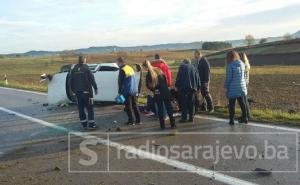 Nesreća kod Cazina, najmanje jedna osoba povrijeđena