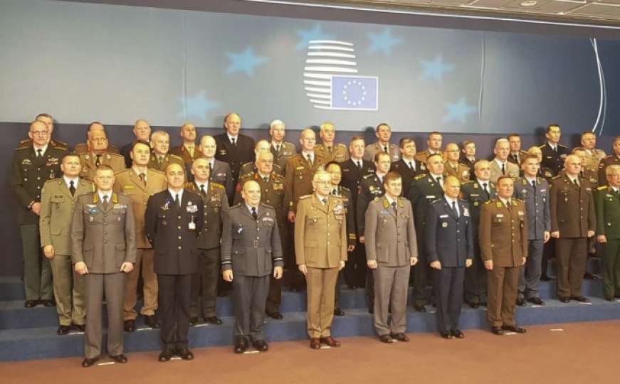 General Mašović na sastanku Vojnog komiteta EU u Briselu