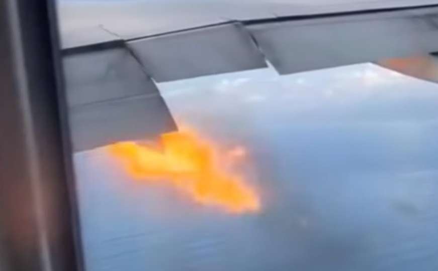 Zapalio se avion sa 347 putnika: Iz motora se vidjeli plamenovi