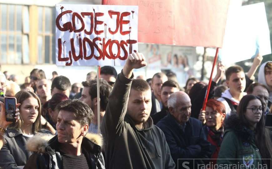 Studenti na protestima u Sarajevu: "Želimo promjenu kompletnog sistema, društva"