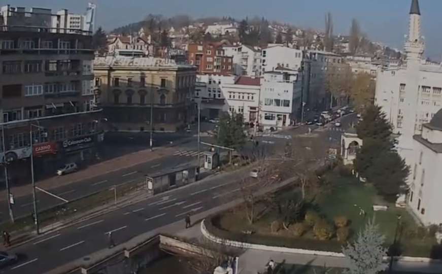 Snimak iz centra Sarajeva pokazuje koliko je jako zatreslo