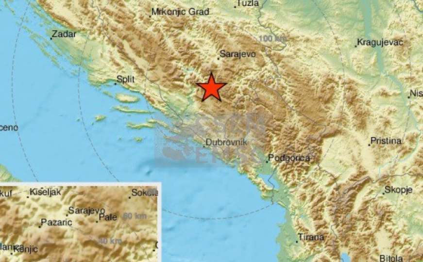 BiH jutros pogodio šesti zemljotres u posljednja 24 sata