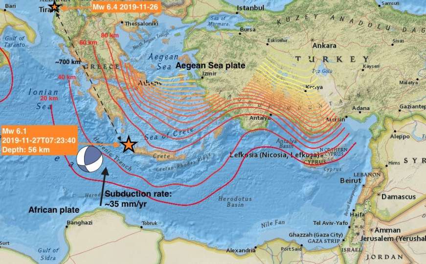 Objavljen prvi snimak snažnog zemljotresa u Grčkoj