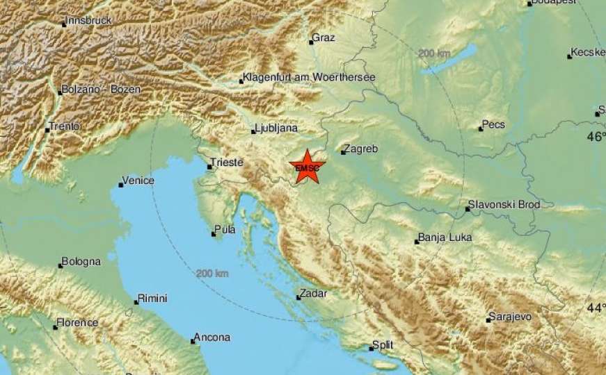 Novi zemljotres: Ovaj put tlo je podrhtavalo u Hrvatskoj