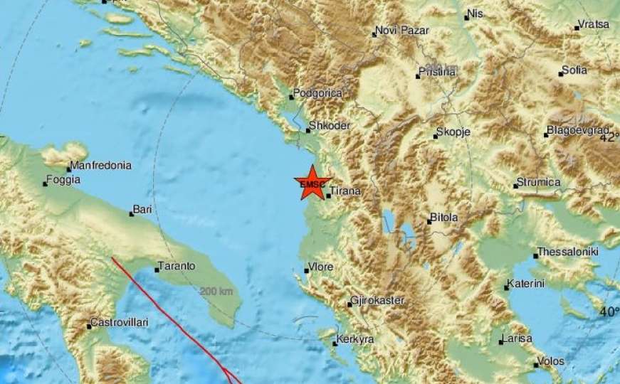 Novi jak zemljotres potresao je Albaniju