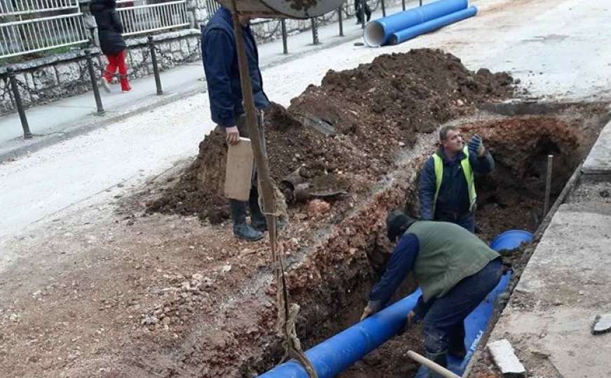 Radovi i danas: 16 sarajevskih ulica bez vode