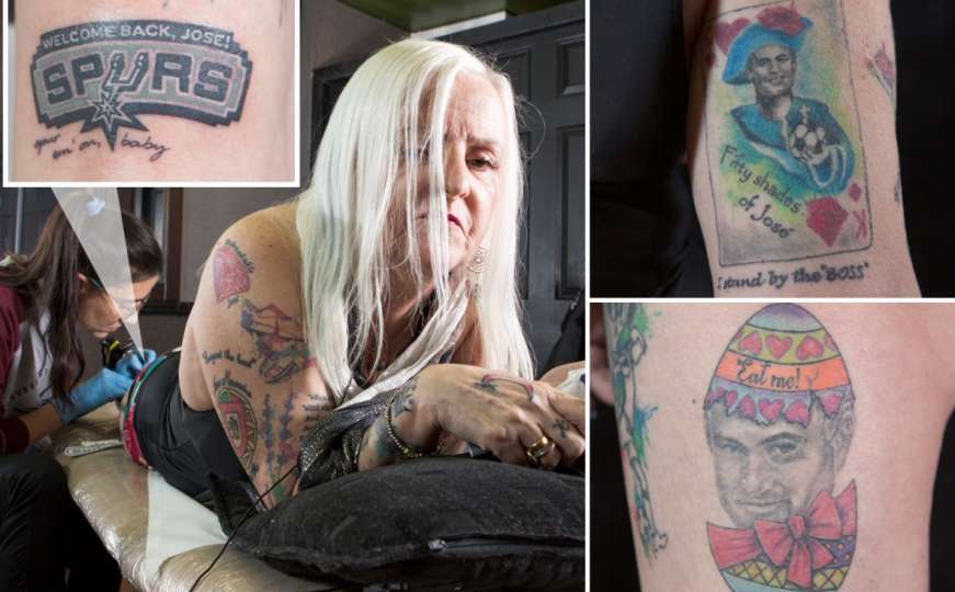 Potrošila hiljade funti na tetovaže Mourinha: 62-godišnjakinja opsjednuta Portugalcem