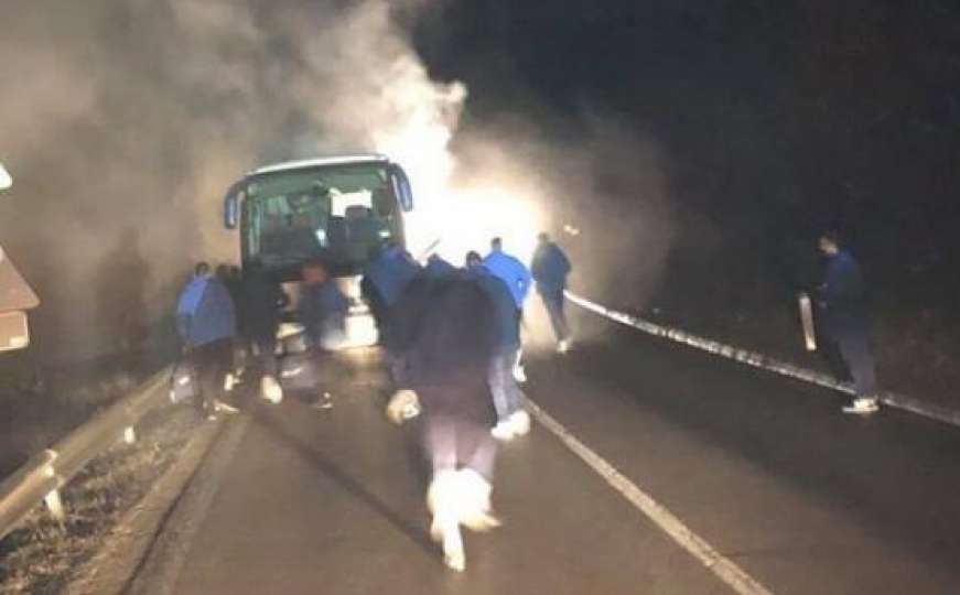 Na povratku kući: U Kladnju se zapalio autobus s fudbalerima Radnika 