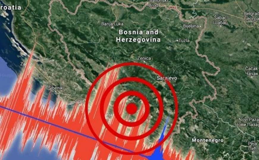 Zemljotres jutros opet na području Sarajeva