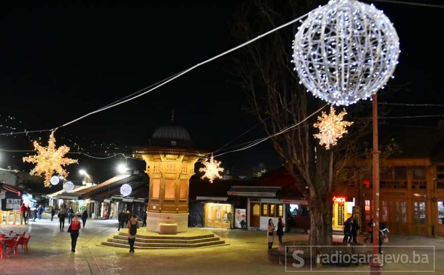 Pogledajte kako izgleda novogodišnja čarolija na Baščaršiji