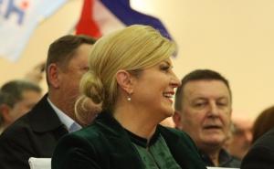Kolinda Grabar-Kitarović u Orašju: Ja sam za jaku Hrvatsku i za jaku BiH