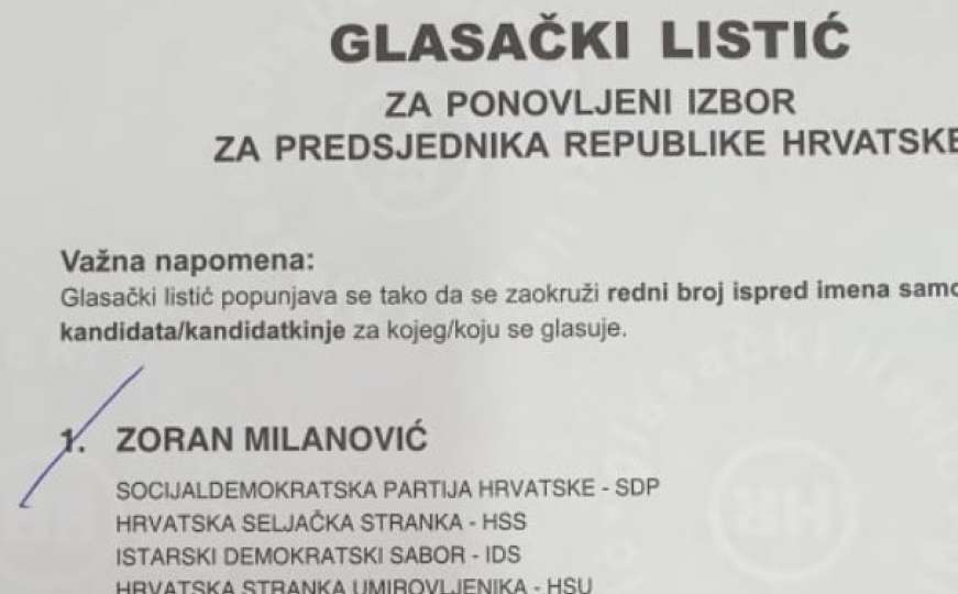Pogledajte koga je građanin Hrvatske želio za predsjednika