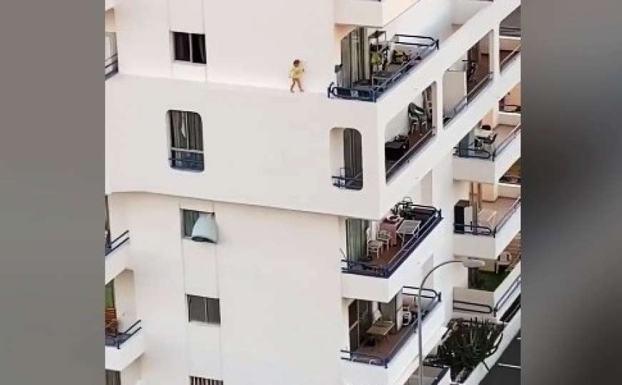Snimak mnoge ostavio u nevjerici: Dijete izašlo kroz prozor na 5. spratu