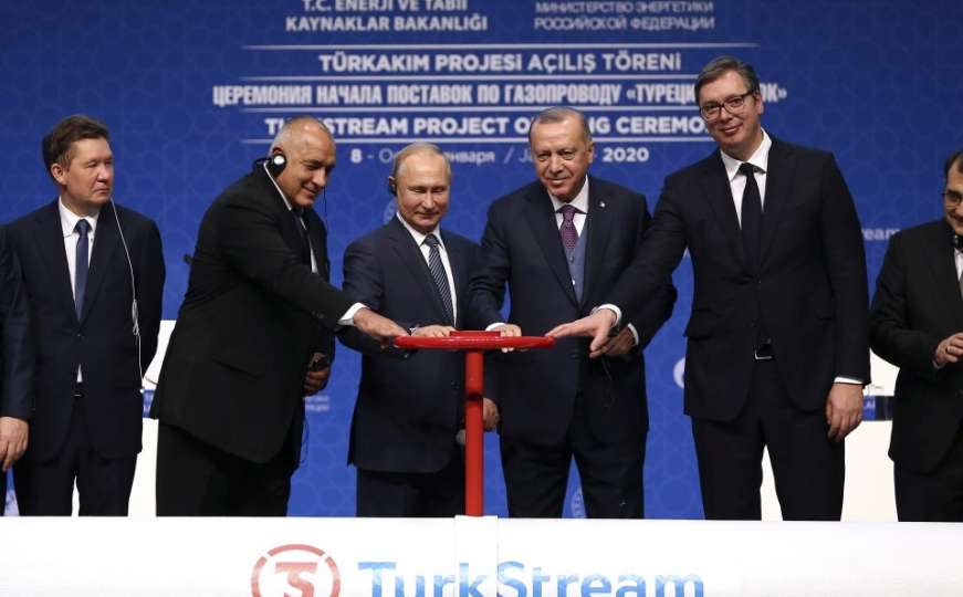 Puštena u rad dionica Turskog toka: Erdogan, Putin, Vučić i Borisov na ceremoniji