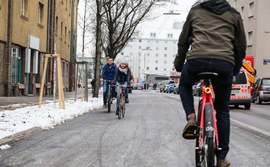 Samo jednom bečkom ulicom u 2019. provozalo se 1,6 miliona biciklista